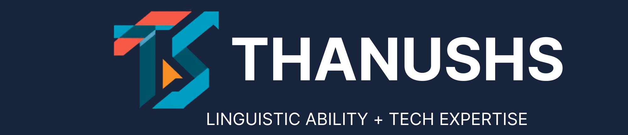 Thanush S Logo Dark